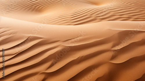 Rippling Empty Sand Dune Landscape Background © czphoto