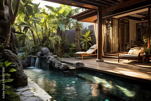 Private pool outdoor in bali © twilight mist