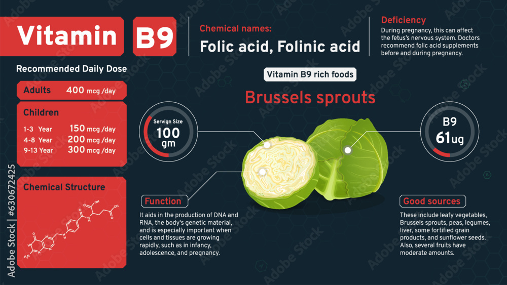 Vitamin B9 Illuminating Health from Within! Discover the Daily Dose