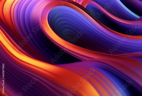 colorful 3d modern abstract background. generative ai