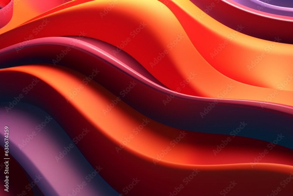colorful 3d modern abstract background. generative ai colorful 3d modern abstract background. generative ai
