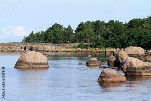 Ulko-Tammio Island in Eastern Gulf of Finland National Park which is declared to phone free area in order to take social media break while outdoors in vacation.