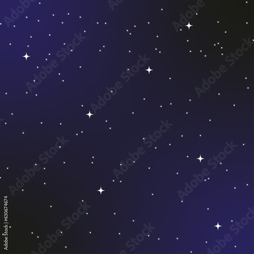 STARS IN THE NIGHT SKY ILLUSTRATION