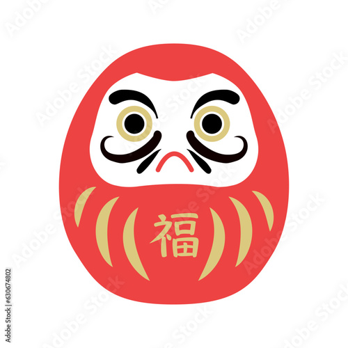 だるまのイラスト