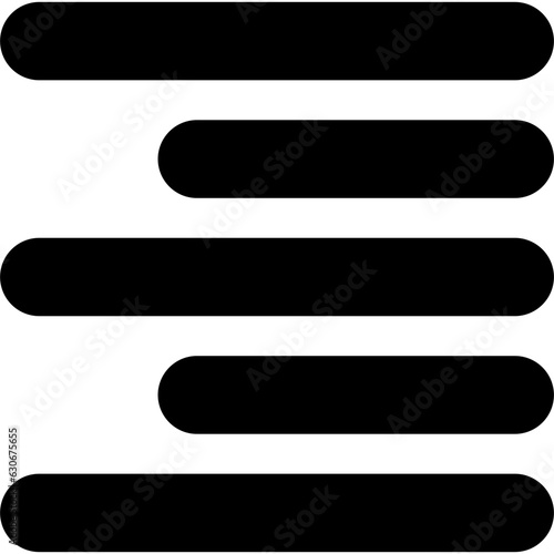 Horizontal Right Align Icon