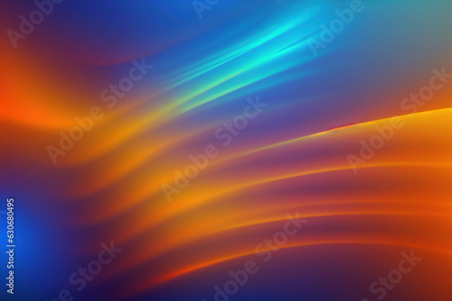 Blur color rays light flare overlay orange blue