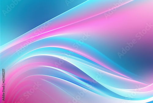 Neon light motion color gradient blur wave trail