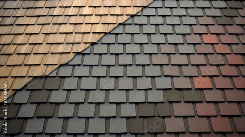 Vibrant Roofing Shingles in Diverse Colors