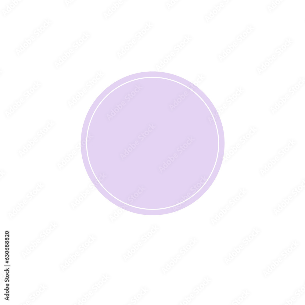 Fototapeta premium Circle pastel minimal