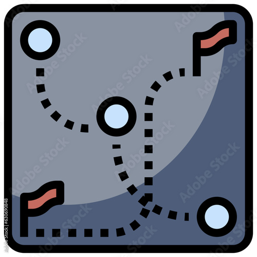 MOBA line icon,linear,outline,graphic,illustration