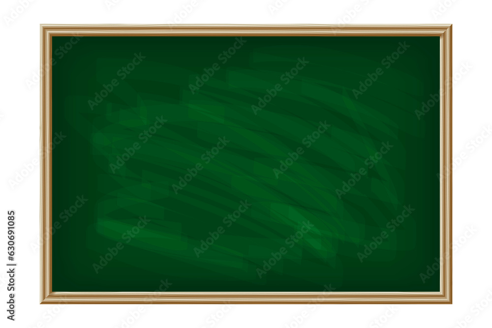Green school chalkboard. Realistic blackboard in a frame. Png clipart ...
