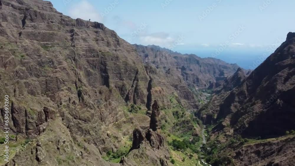 Ribeira da Torre valley on Santo Antão, Cape Verde, incredible hiking views Ribeira da Torre valley on Santo Antão, Cape Verde, incredible hiking views