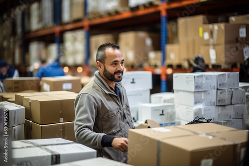 Consider an astute logistics coordinator in a bustling warehouse.  © Nate