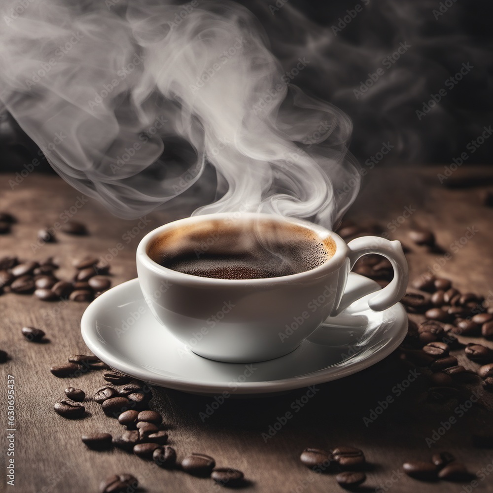 Cup of hot coffee Cup of hot coffee