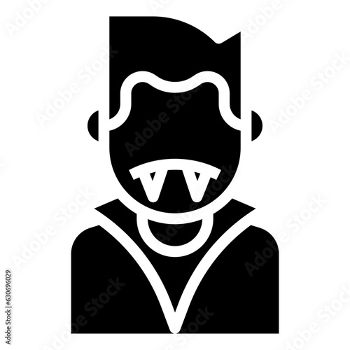 dracula line icon,linear,outline,graphic,illustration