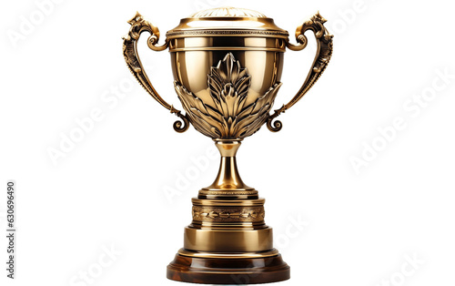Trophy Cup Isolated on Transparent Background 