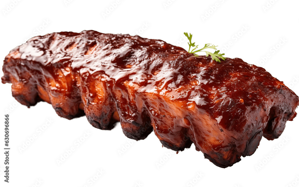 Grilled Beef Isolated on Transparent Background 