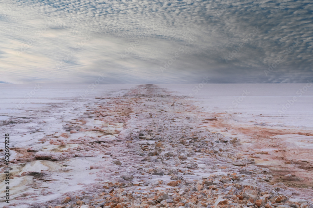 Salt Lakein Turk, is a saline lake occupying a huge area in the arid central plateau of Turkey, neighboring also Nigde and Ankara provinces. Salt Lakein Turk, is a saline lake occupying a huge area in the arid central plateau of Turkey, neighboring also Nigde and Ankara provinces.