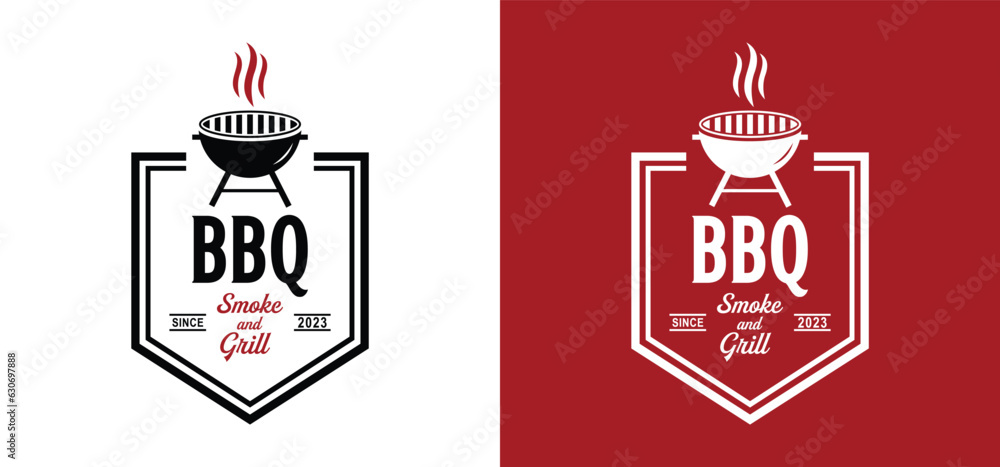 barbecue logo design vector grill and fire with fork and spatula combination barbecue logo design vector grill and fire with fork and spatula combination