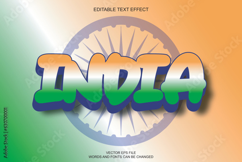 INDIA TEXT EFFECT
