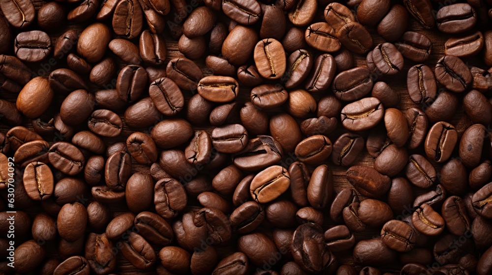 Obraz premium coffee beans background ai generated