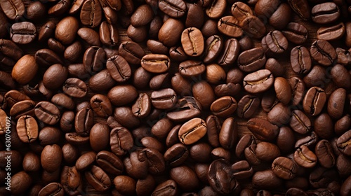 coffee beans background ai generated
