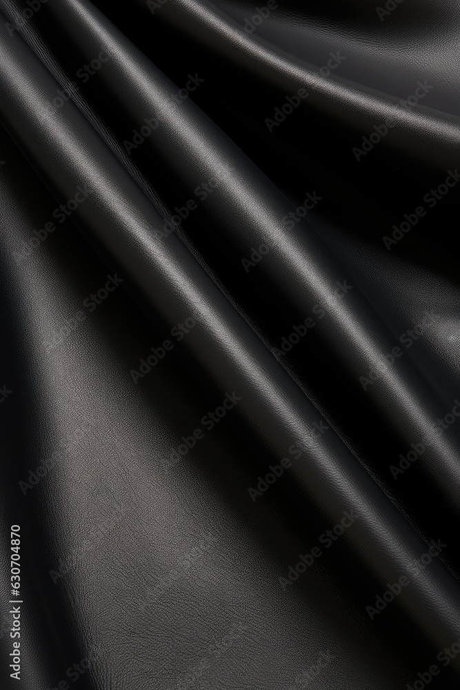 Obraz premium Artificial leather texture with waves and bends, AI Generated
