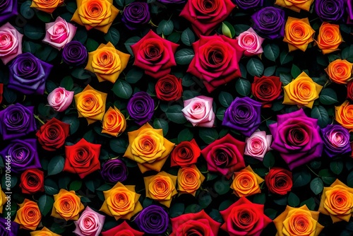 red roses background photo
