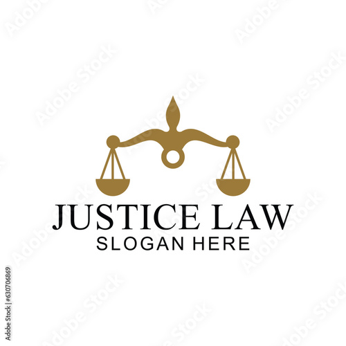 law logo with pillars of justice symbol concept, creative premium of lawyer and law office