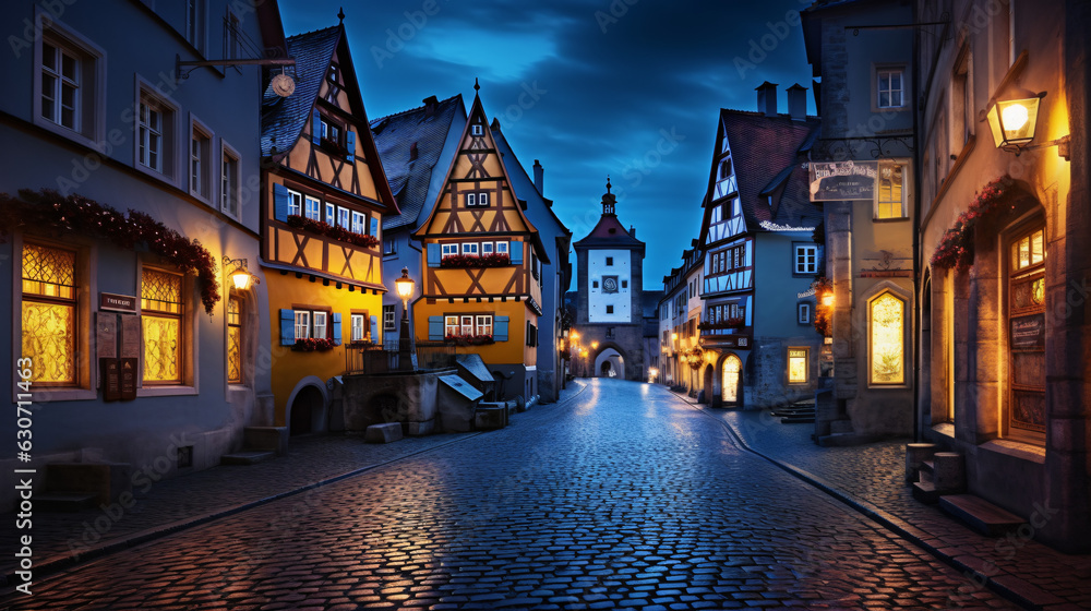 Medieval famous german town