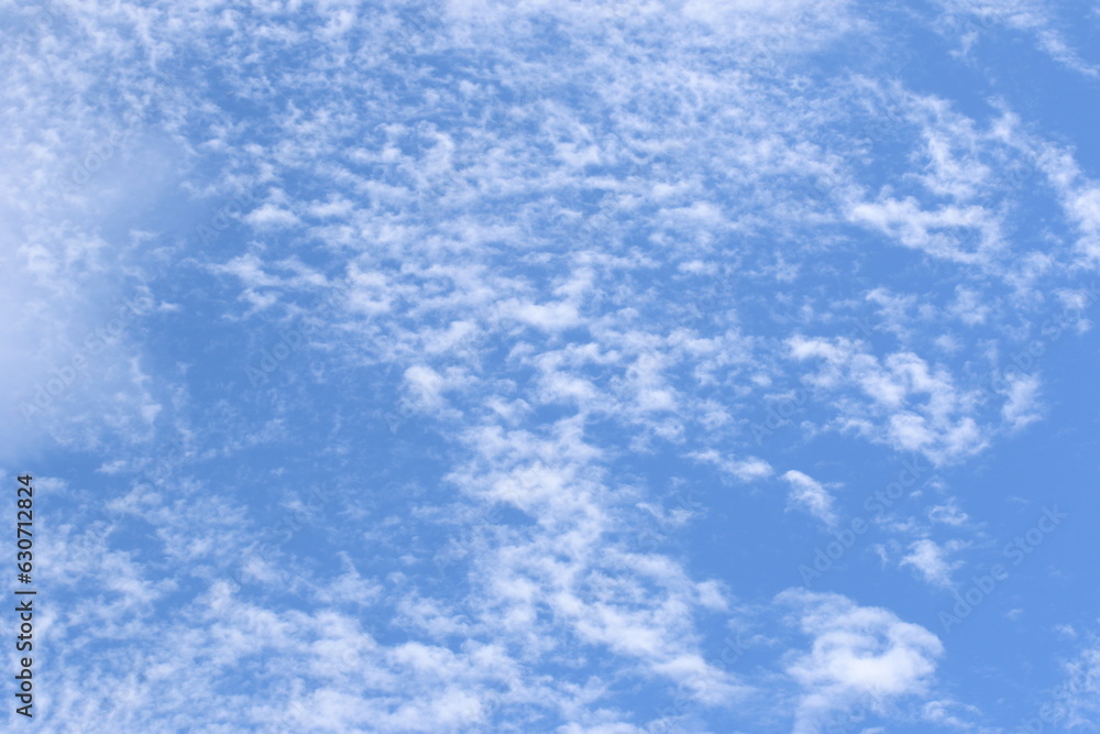 bavarian claudy sky. White clouds in blue sky. bavarian claudy sky. White clouds in blue sky.