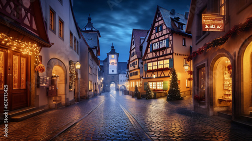 Medieval famous german town