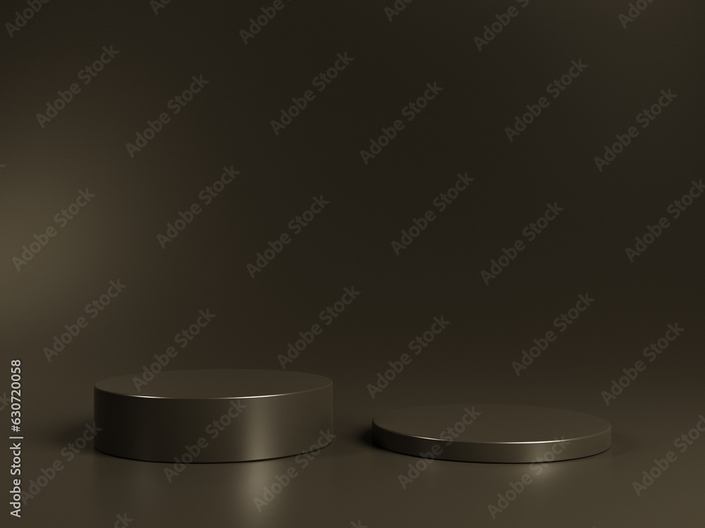 3D display podium brown background. Glamour minimal chocolate pedestal for beauty, cosmetic product presentation. Feminine copy space, dark, brown template, studio 3d render 3D display podium brown background. Glamour minimal chocolate pedestal for beauty, cosmetic product presentation. Feminine copy space, dark, brown template, studio 3d render