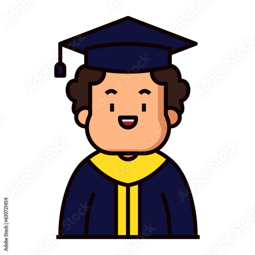 male graduate with diploma