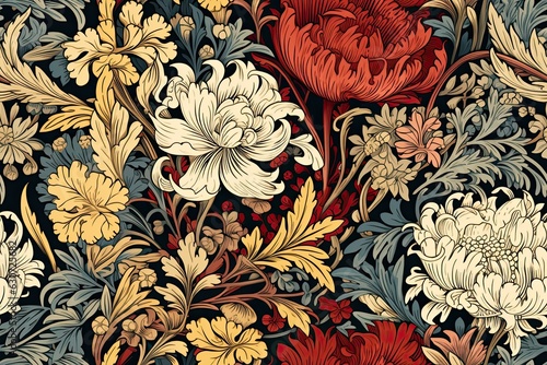 The patterns of the Victorian era, so fashionable now, were inspired by natur...