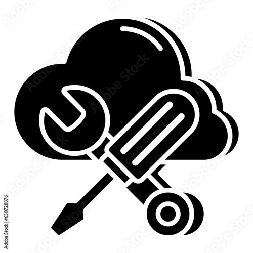 Premier download icon of cloud repair