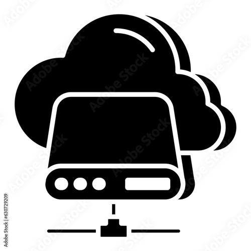 Vector design of cloud hard drive