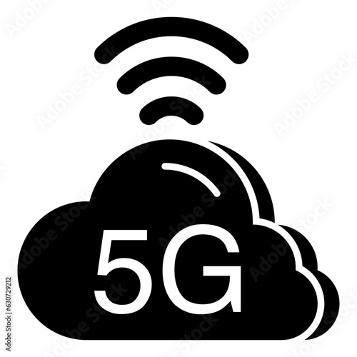 Perfect design icon of cloud 5g network
