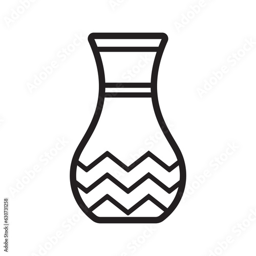 vase icon design illustration vector isolated