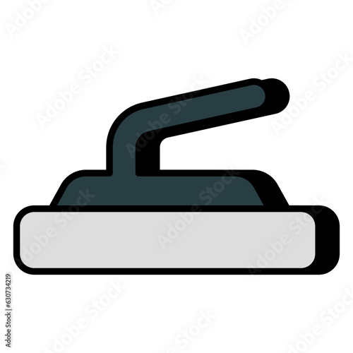 Vector design of plastering tool icon