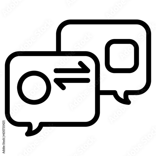  Translation outline icon