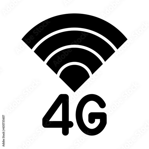 4G Glyph Icon Design