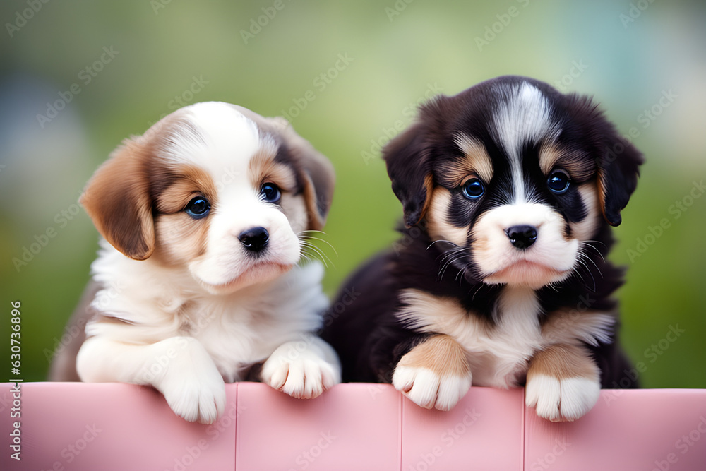 The puppies, Golden Retriever puppy, dog
Generative AI 