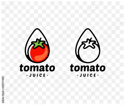 Tomatoes, tomato, tomato juice, tomato in drop, graphic design. Vegetable, drink, food, beverage, juicy and drinking, vector design and illustration