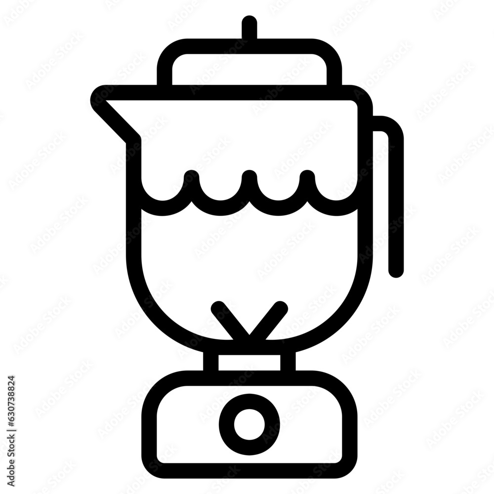 Obraz premium Blender outline icon