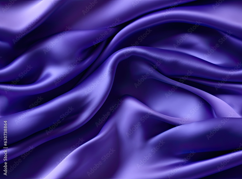 Fototapeta premium Close-up texture of natural violet or purple fabric or cloth in same color. Fabric texture of natural cotton, silk or wool, . seamless pattern Created with Generative AI technology.