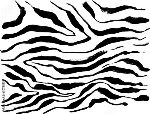 Grunge Ink Dry Brush Abstract Background.