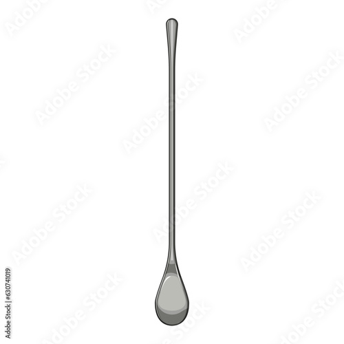 jigger cocktail spoon cartoon. alcohol drink, tool equipment, vintage glass jigger cocktail spoon sign. isolated symbol vector illustration
