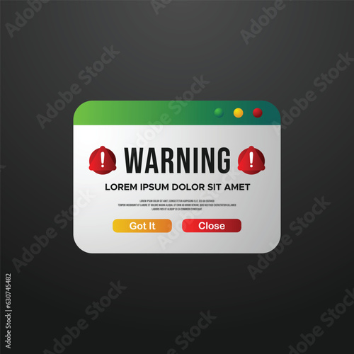 Offline Warning Design for Browser