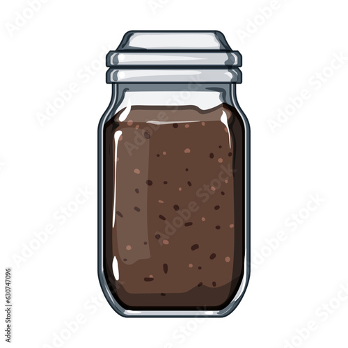ground coffee soluble cartoon. spoon powder, cinnamon instant, get process ground coffee soluble sign. isolated symbol vector illustration